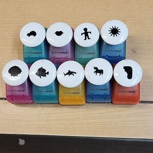 Cutting Edge PAPER PUNCHES  LOT of 9